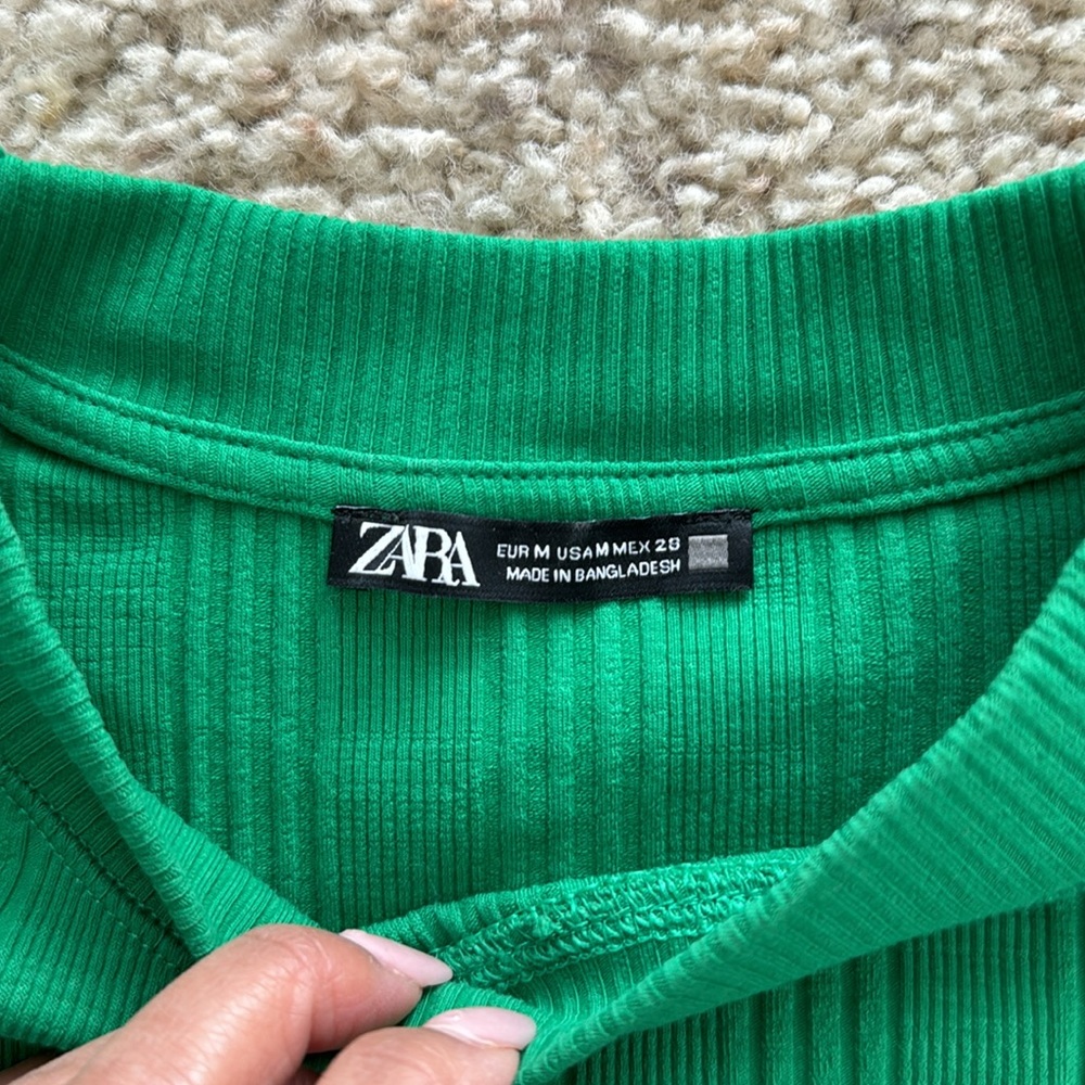 Zara Ribbed Top - Picture 2 of 3